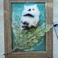 OWL Glass Art Frame Decor 5x7