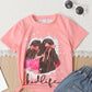 Girls Shirt with 2 best friends Pink